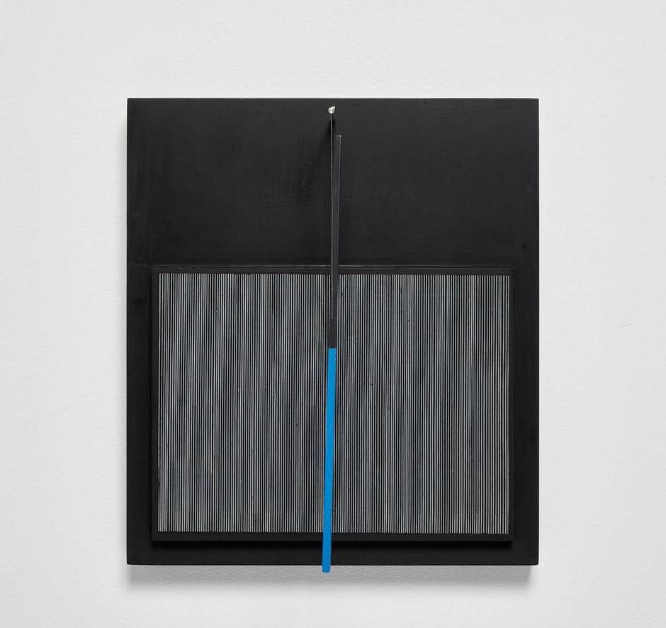 Incliné bleu et noir, 1966