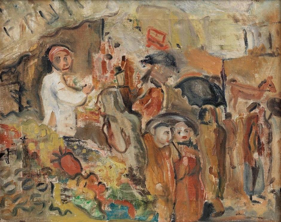 The fruit market, 1935