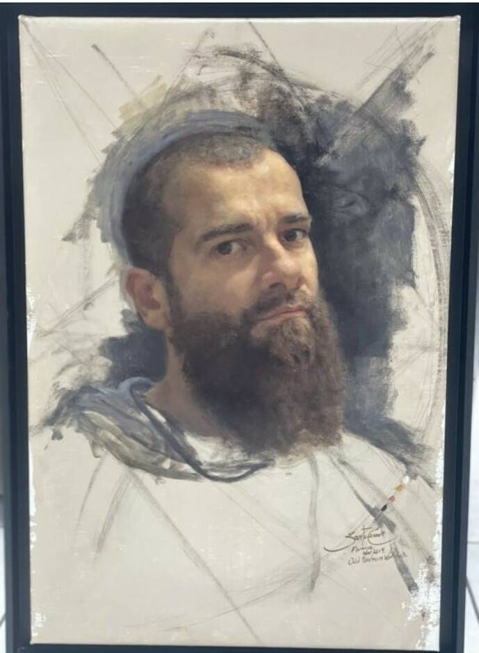Self-portrait, age 38
