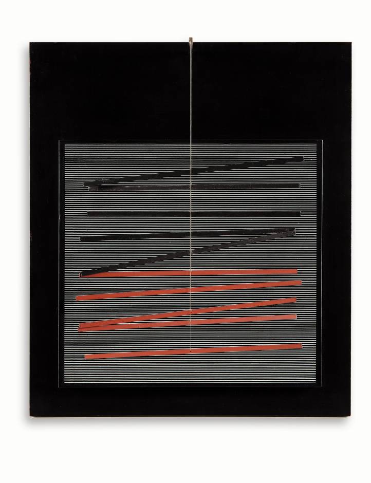 Petite Vibration Brique et Noir, 1966