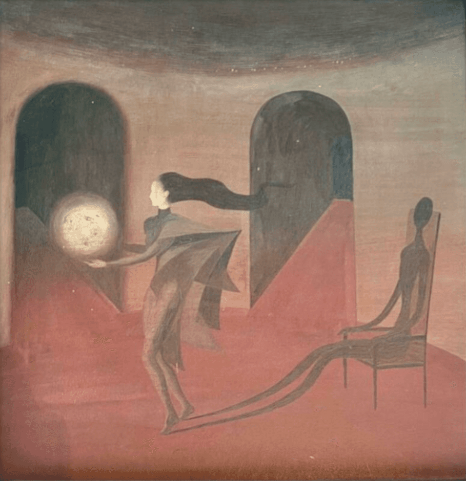 Mujer con Esfera, 1957