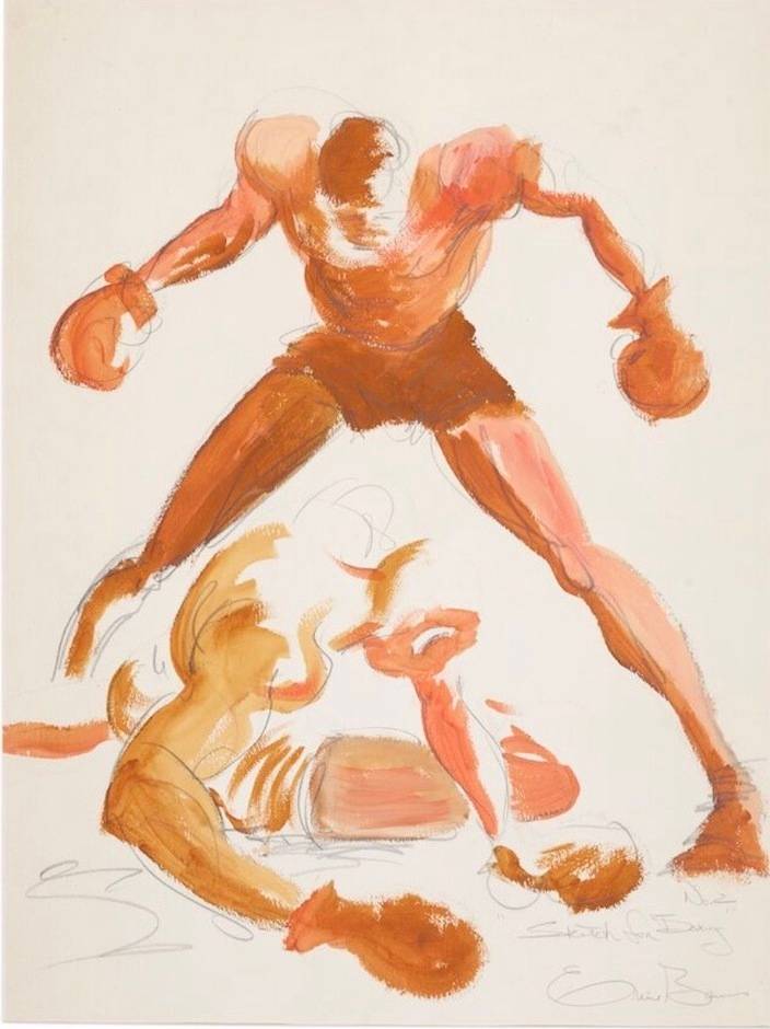 Sketch for Boxing No. 2, 1984