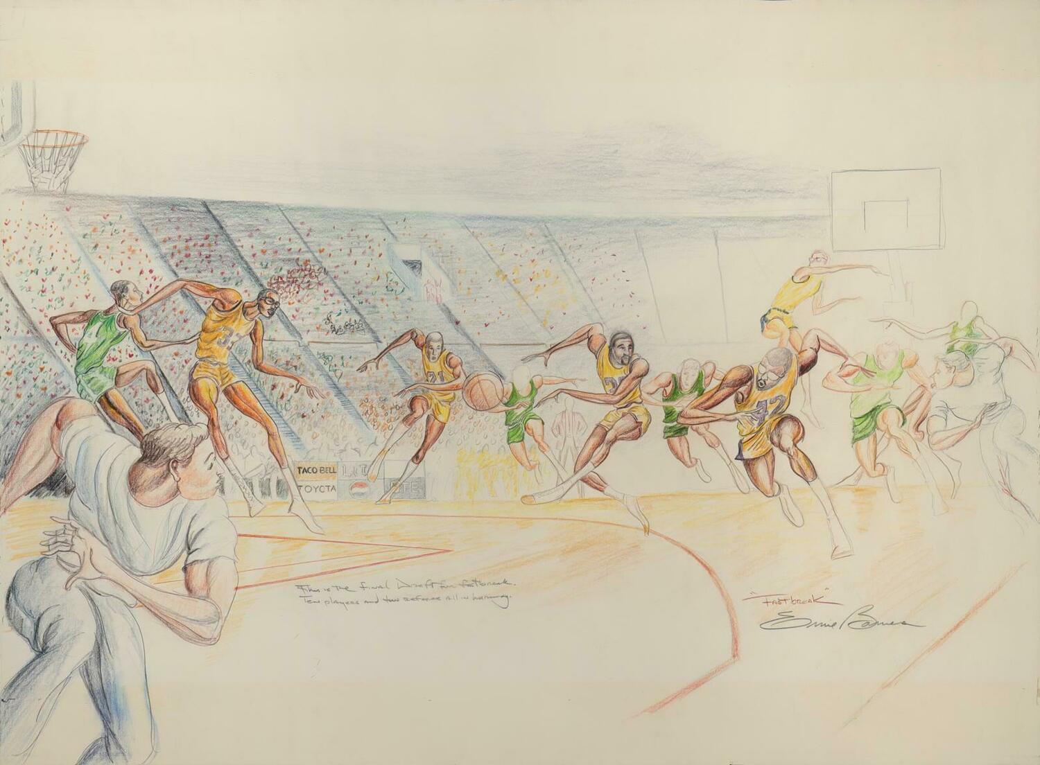 Final Draft for Fastbreak, 1986