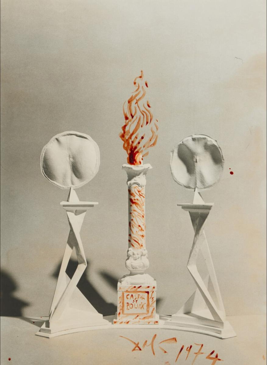 Castor et Pollux, study for the goldsmith's object, 1974