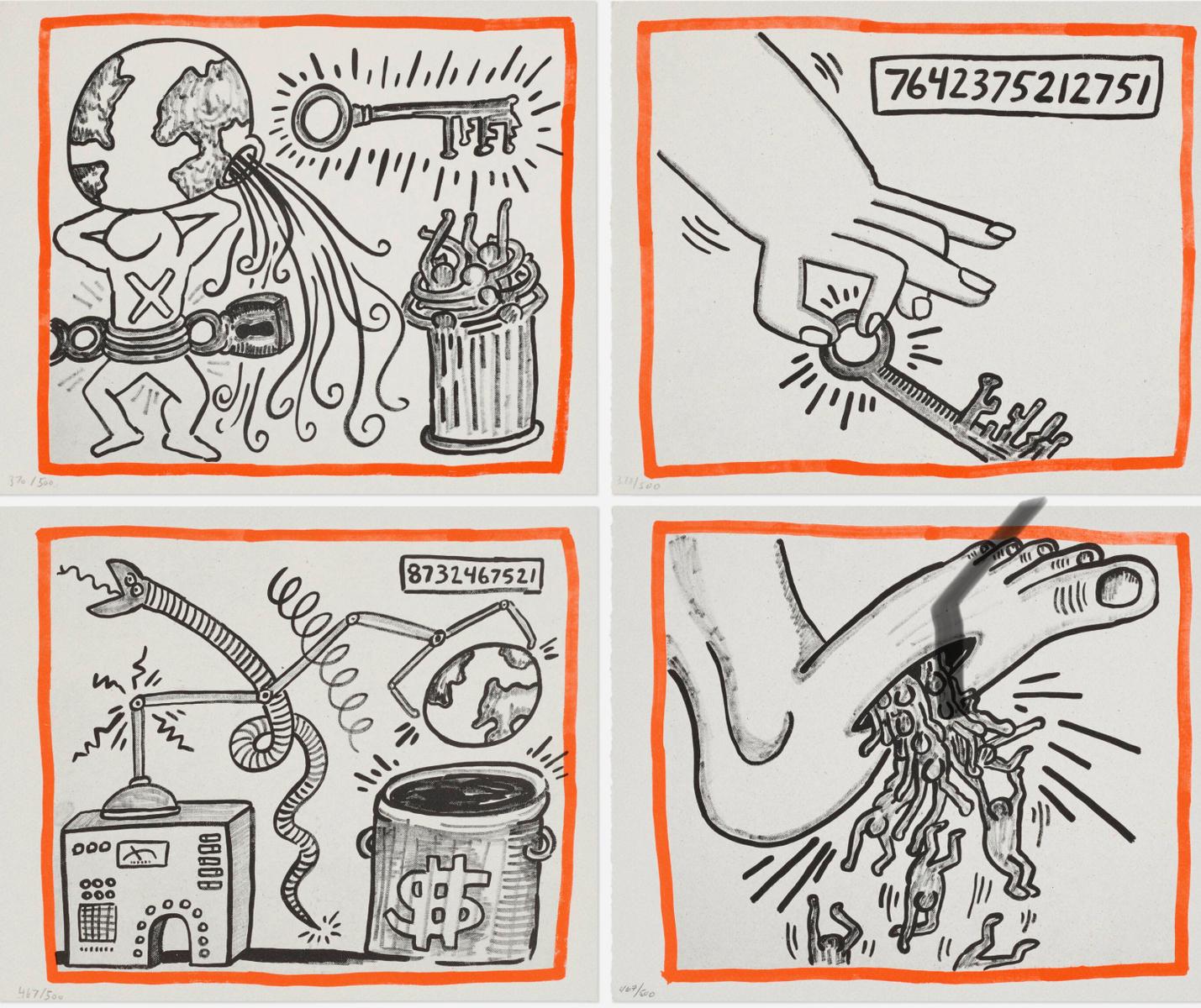 Four works from the Against All Odds, 1990