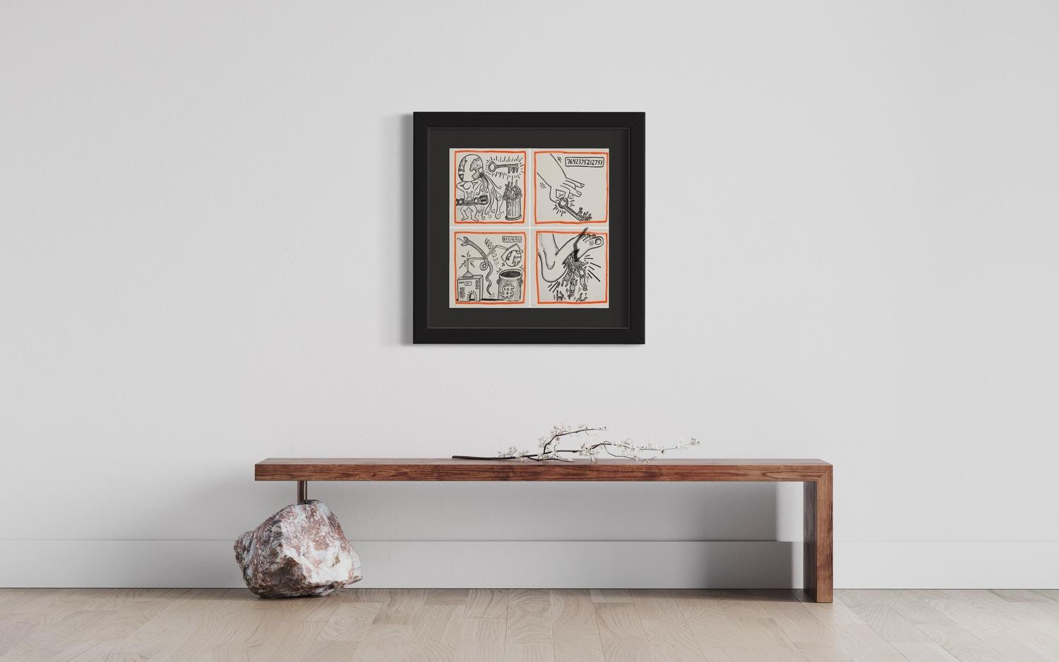Four works from the Against All Odds, 1990, image 3