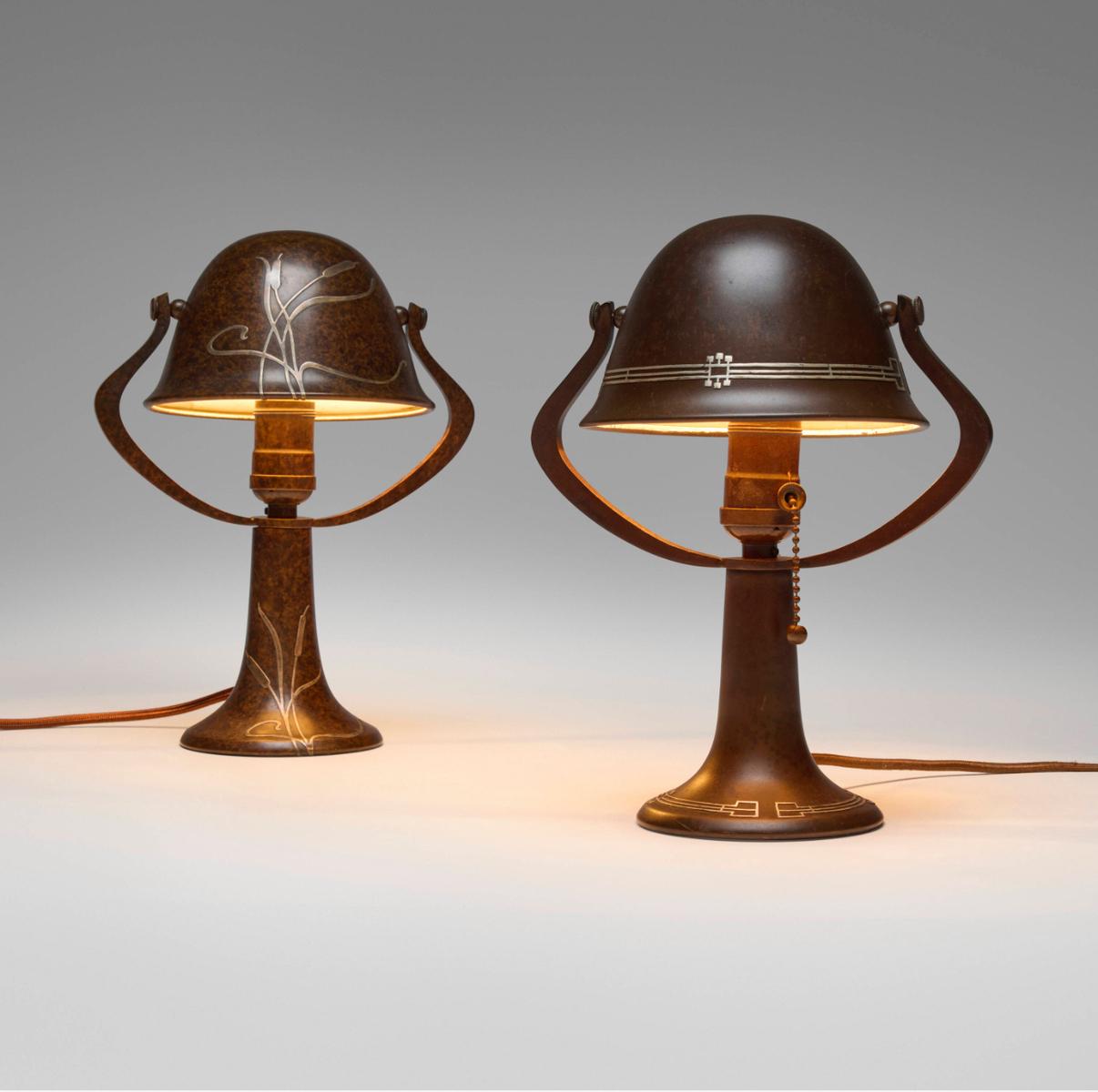 Helmet Desk Lamps (Set of Two)