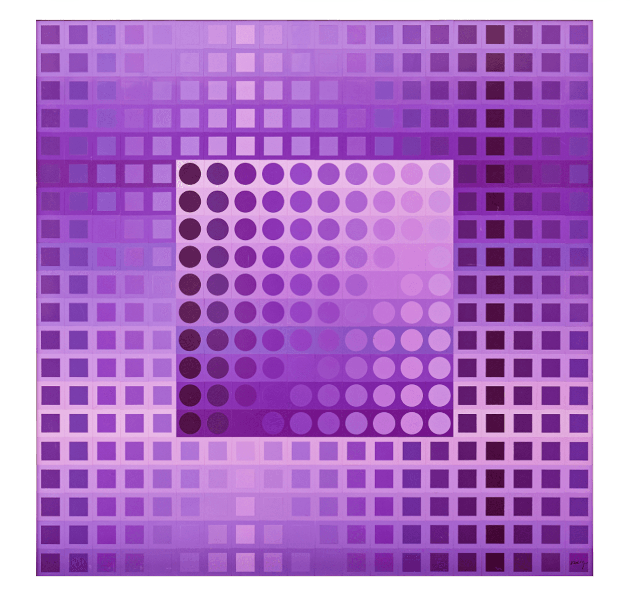 Monocolor Violet, 1974