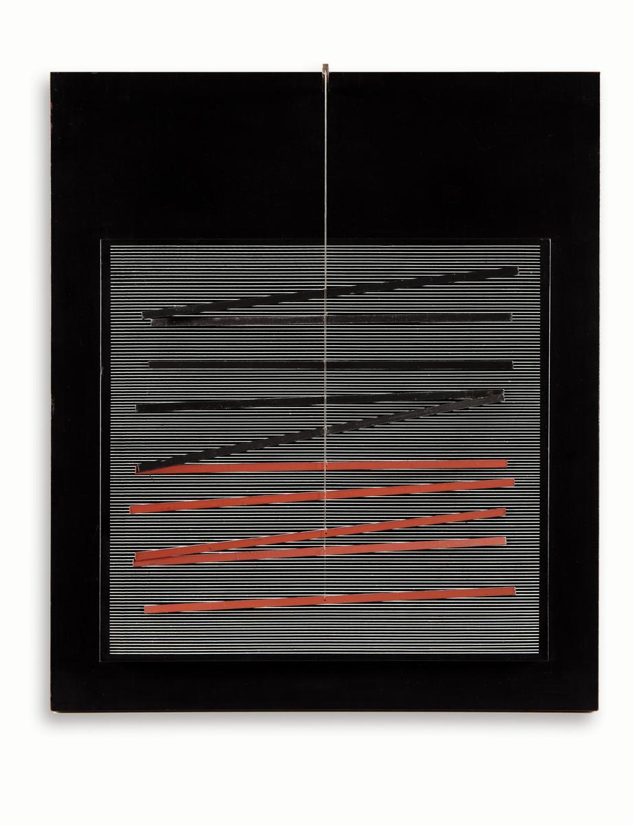 Petite Vibration Brique et Noir, 1966