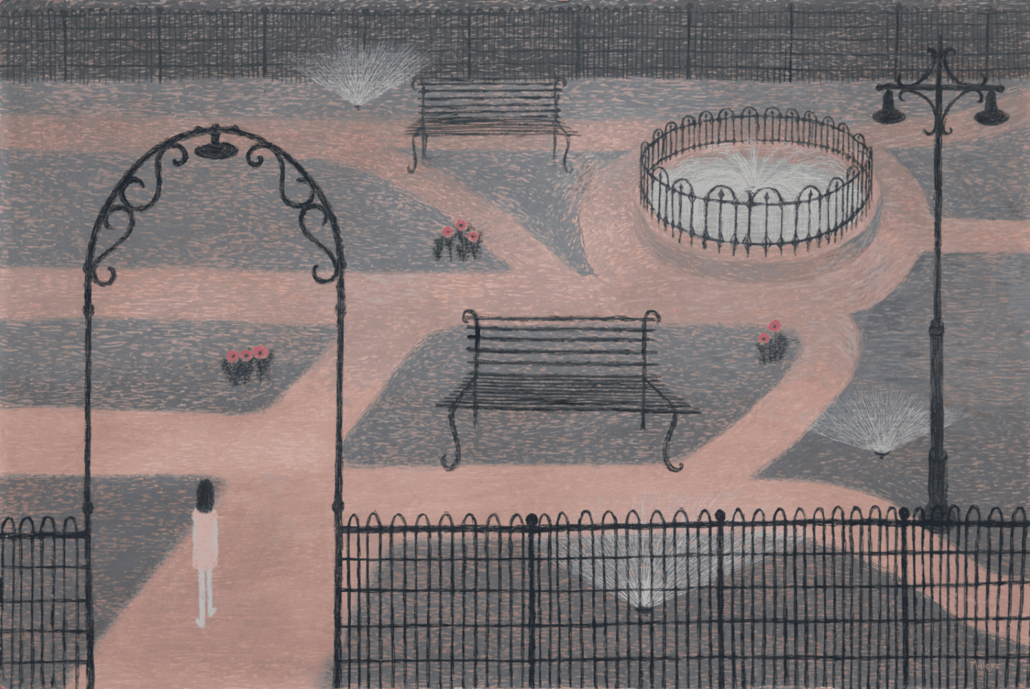 Untitled (Figure in the Park), 1978