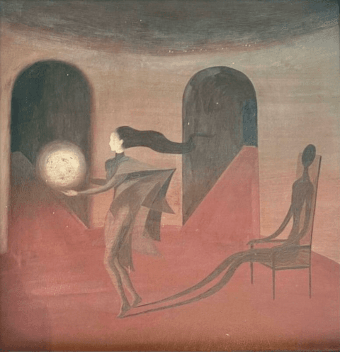 Mujer con Esfera, 1957