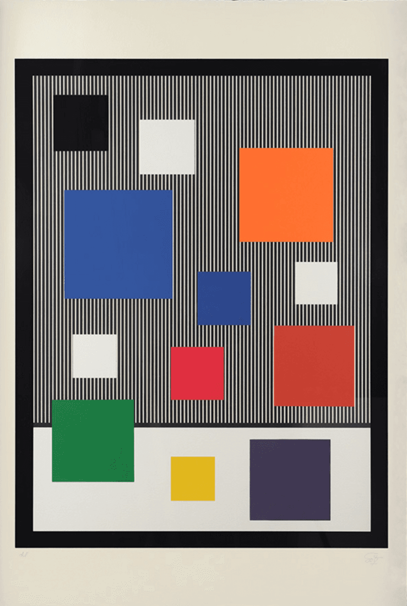 Couleur et bord noir, 1990