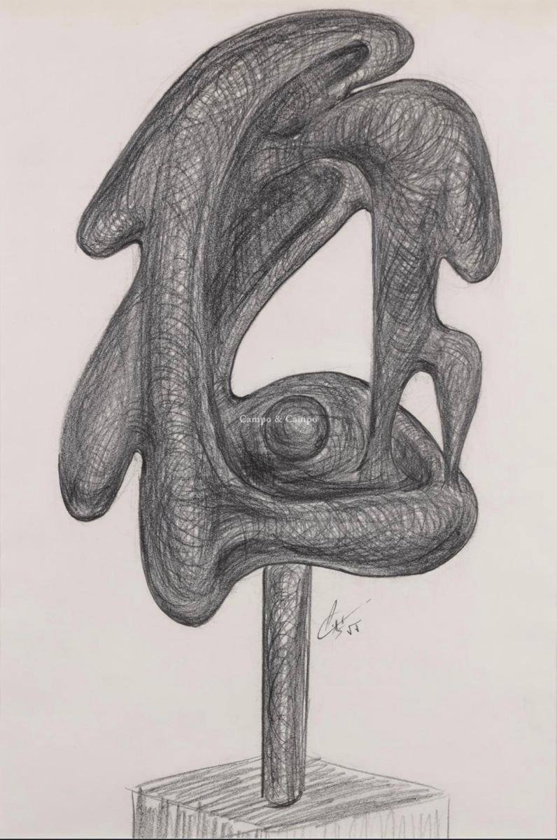 Untitled (Sculpture Project), 1955, image 2